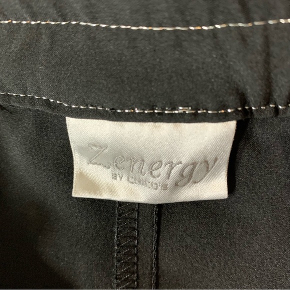 Chico's Zenergy Black Pant w Zip Ankle - Picture 8 of 10